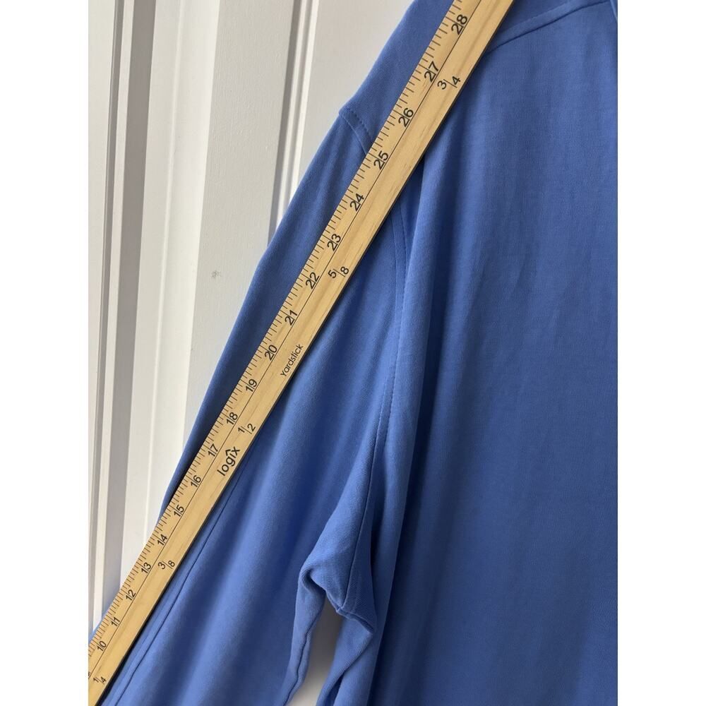 Greg Norman Pullover Sweatshirt Mens M Blue Long Sleeve 1/4 Zip - Picture 4 of 12